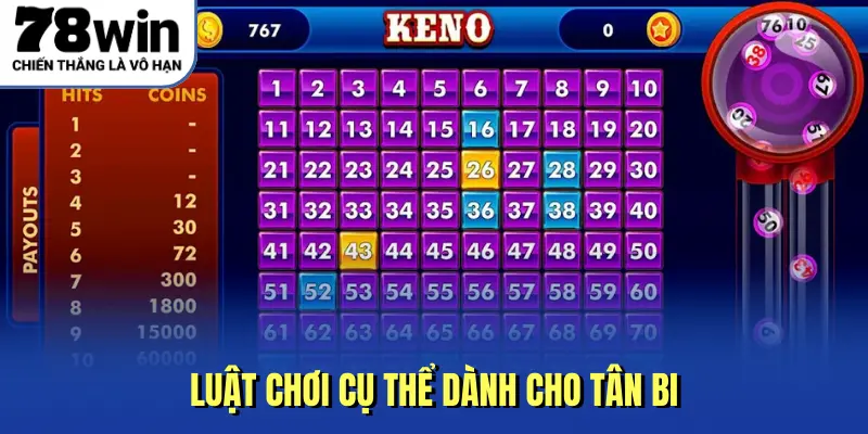 Luật chơi cụ thể dành cho tân binh